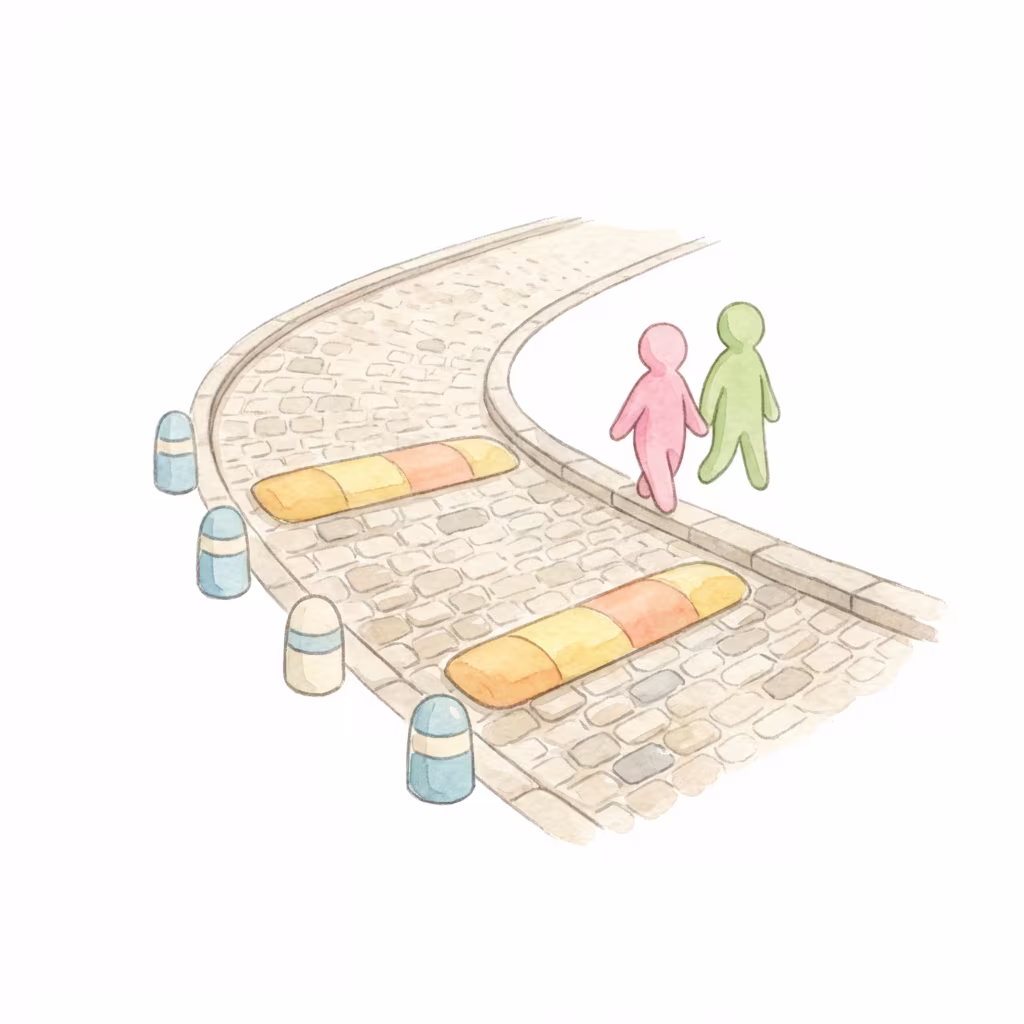 רחוב משולב ואזורי מיתון תנועה