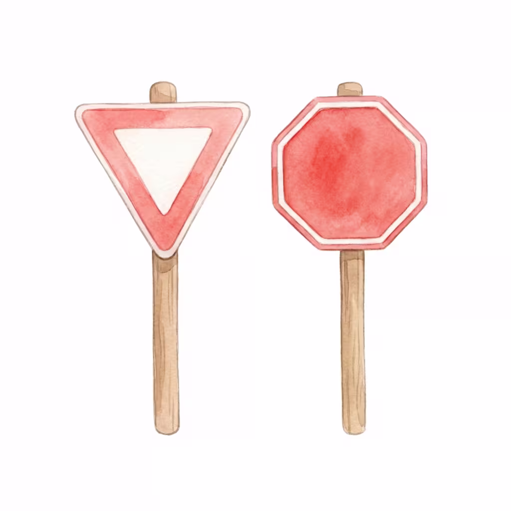 תן זכות קדימה ועצור